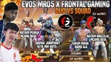 EVOS MR05 DUO VS SQUAD Ft FRONTAL GAMING?! MUSUH GEMETERAN?! - FREE FIRE INDONESIA