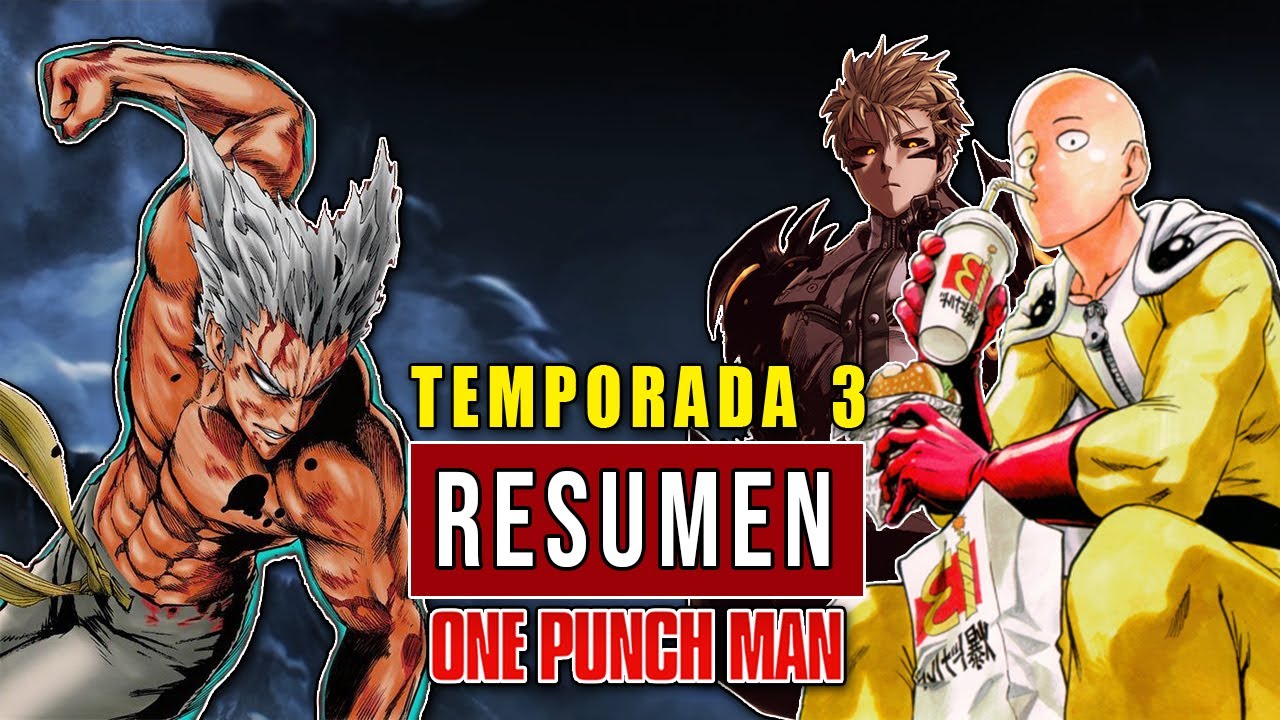 ⚡ One Punch Man TEMPORADA 3, RESUMEN