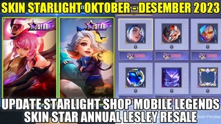 BOCORAN SKIN STARLIGHT OKTOBER SAMPAI DESEMBER 2023! SKIN STAR ANNUAL LESLEY RESALE | STARLIGHT SHOP