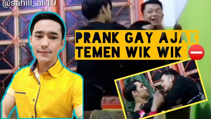 PRANK GAY AJ4K TEMAN W1K W1K (BALAS PRANK SAHILL)wkwk