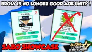 IS SABO *NEW META*?! SABO SHOWCASE | ROBLOX ALL STAR TOWER DEFENSE