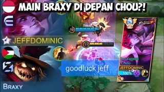 Lagi Solo Ranked Ketemu Braxy?! Let's go KITA MAIN BRAXY DI DEPAN CHOU!! 🥵🔥  Mobile Legends