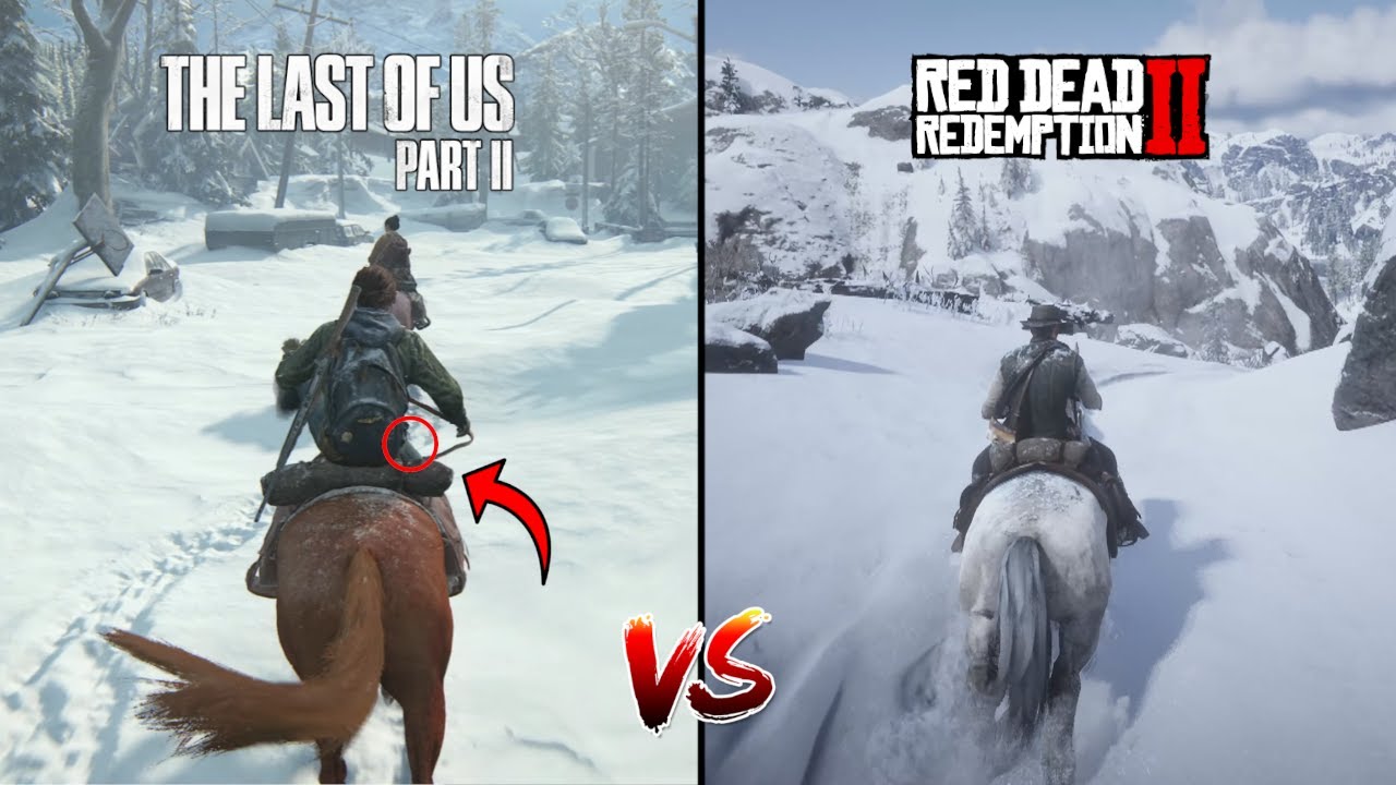 Here is what Red Dead Redemption 2 accomplished and did better than TLOU 2  improving on it's predecessor : r/TheLastOfUs2