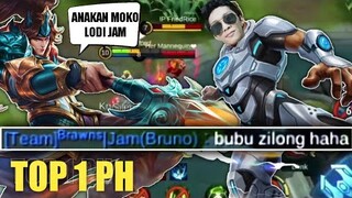 TOP 1 PH ZILONG SINABIHAN KO NG BOBO GANUN AKO KALAKAS | Mobile Legends