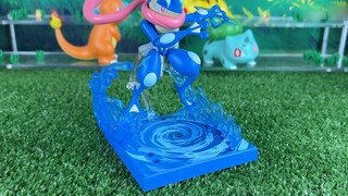 [Pocket Maple] Bruco Pokémon Building Block Man Koga Greninja Model Toy Decompression Unboxing Share