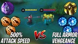 Moskov 500% Attack Speed Vs Uranus Full Armor Vengeance - Mobile Legends