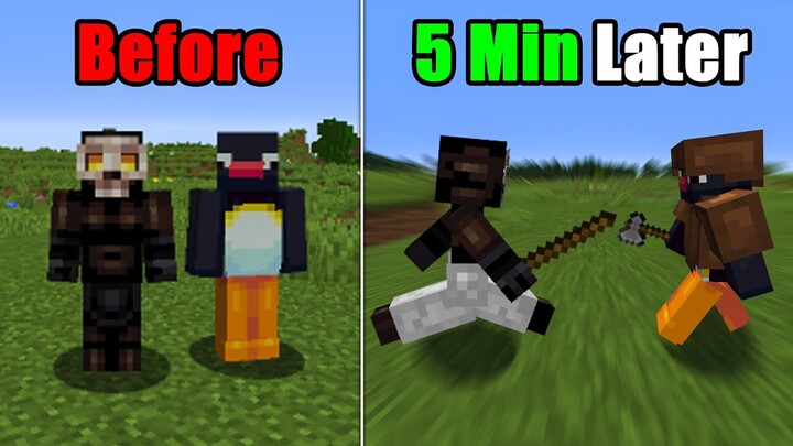 Minecraft, But You Have 5 Min to Prepare for a 1v1...