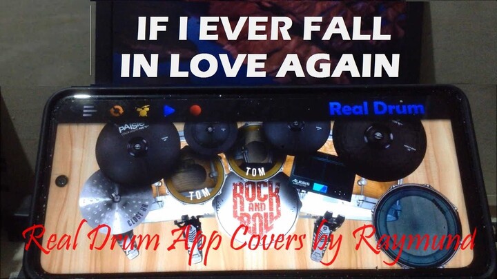 KENNY ROGERS AND ANNE MURRAY - IF I EVER FALL IN LOVE AGAIN | Real Drum App Covers by Raymund