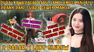 PART 5 , BAWA DUA PACAR SATU LOBY , BALAS DENDAM KAYES SAMPE EMOSI, PRANK PAKE SUARA CEWEK TRAINING