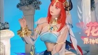 [Xiaoye] After waiting for everyone, let me present a dance of flower gods! (Genshin Impact | Nilu cos)