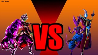 God of destroyer Beerus Vs Fusion Zamasu Full fight (JemzInGame) | Legend fighter