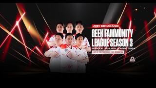 GEEK FAMMUNITY LEAGUE SEASON 3 - WEEK 8 DAY 2