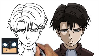 How To Draw LEVI ACKERMAN | ATTACK ON TITAN Anime Tutorial