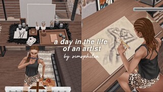 a day in the life of an artist | sims freeplay vlog