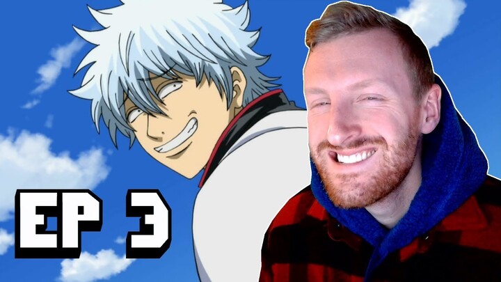 GINTAMA EPISODE 3 REACTION | STREAM VOD