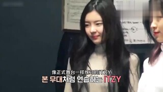 ITZY：出道前一天的ITZY，在练习室大跳前辈出道曲