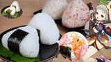 Genshin Impact Recipe: Tasty Onigiri, Inazuma food | 原神 美味しいおにぎり再現 稲妻料理 Rice Ball