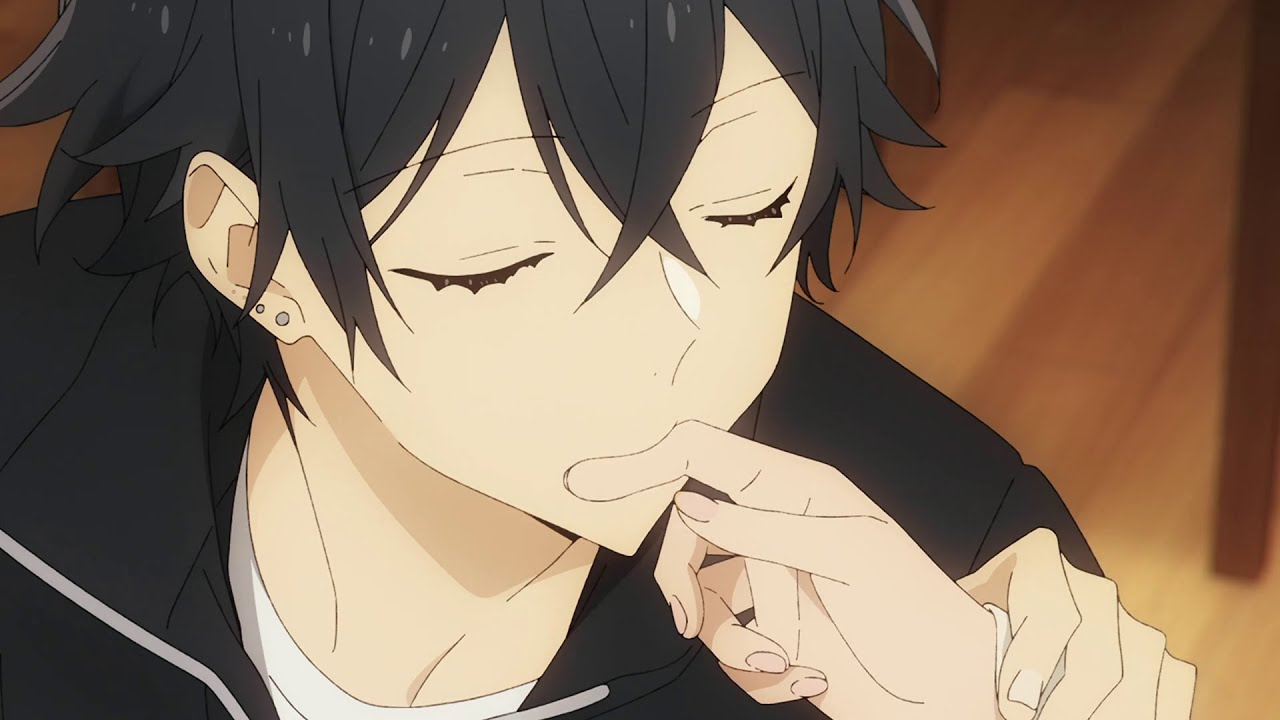 Miyamura Licks Hori's Finger  Horimiya : Piece Episode 4. - BiliBili