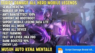 Script Damage Mobile Legends + Attack Speed No Password Patch Terbaru | Mobile Legends