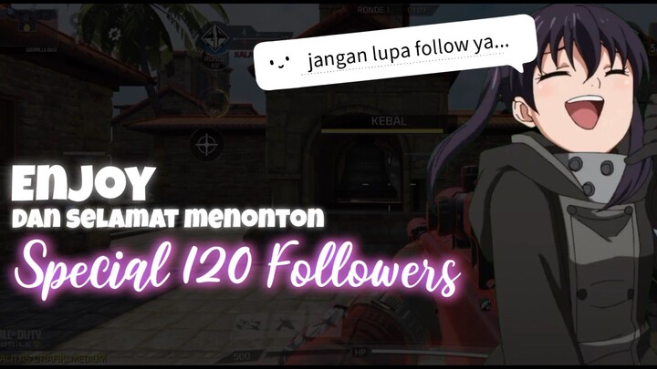 Special 120 Followers 🥰❤️🩹 i hope you all happy in today !!! || Call of Duty Mobile || GMV