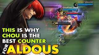 This Aldous Can't Kill My Chou | Chou Gameplay | MLBB