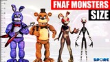 FNAF Monsters Tournament Size Comparison | SPORE