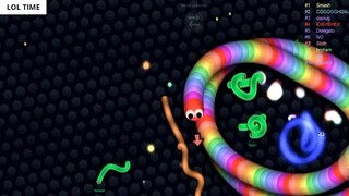 Slither.io A.I. 100,000+ Score Epic Slitherio Gameplay #83 12