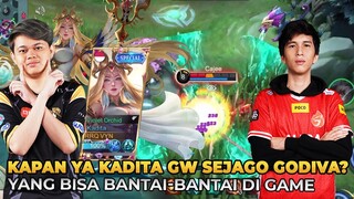 MAIN KADITA DI RANKED BIAR JAGO KAYA GODIVA, TAPI KAPAN YA??- MLBB