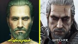 Geralt From The Witcher in Cyberpunk 2077! (Cyberpunk 2077 Player Creation Easter Egg)