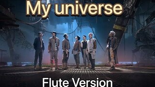 BTS Coldplay X BTS - My Universe Flute Version #bts #btsarmy #btsarmyforever #btsshorts #btsedits