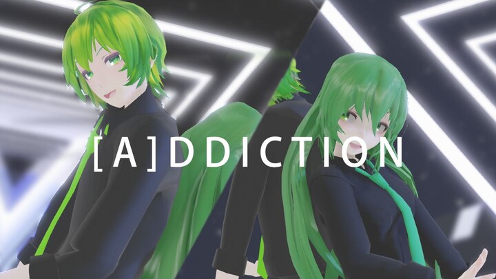 【小绿和小蓝MMD】双绿的Addiction（当然，绿总和绿姐姐都将会是蓝小天使的）
