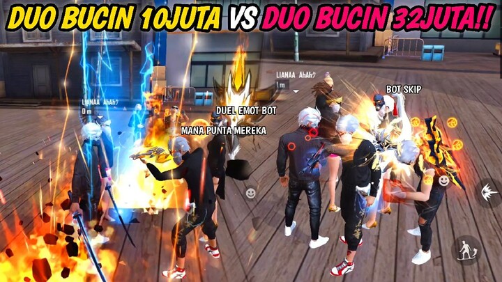 DUO BUCIN VS DUO BUCIN AWALNYA DI PAMERIN 10JUTA!! LANGSUNG KASIH PAHAM 32JUTA😱