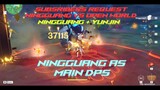 Genshin Subscriber's Request : How good is Ningguang as Main DPS with Yunjin