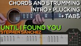 Stephen Sanchez - Until I Found You (ACOUSTIC) Guitar Tutorial [INTRO, CHORDS AND STRUMMING + TABS]