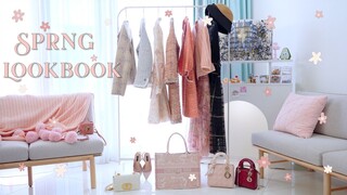 SPRING LOOKBOOK🌷 봄 룩북 | 원피스 | 트위드자켓 | MAJE / MINE / SJSJ