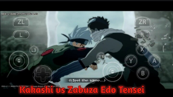 Kakashi vs Zabuza edo tensei Naruto Shippuden: Ultimate Ninja Storm 3