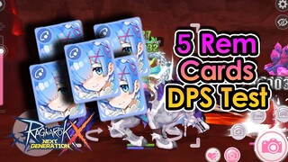 [ROX] 5 Rem Card DPS Test. Windhawk Longbow DEX Pen Neutral Build | King Spade