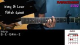 Irony Of Love - Patch Quiwa (Guitar Cover With Lyrics & Chords)