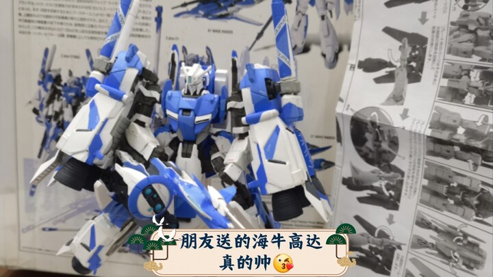 Manatee Gundam pemberian teman keren banget😘 Ini HG atau RG?