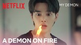 Song Kang is burning up, literally | My Demon Ep 3 | Netflix [ENG SUB]