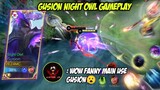 THIS NIGHT OWL SKIN GIVES EXTRA DAMAGE!!👀 | Gusion Gameplay #2 | MLBB