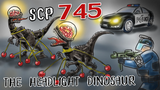 SCP-745!! l The Headlight Dinosaur!! l เดอะ เฮดไล้ ไดโนเสาร์!! l scp foundation