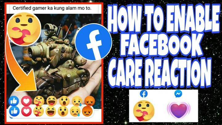 How To Enable Facebook Care Reaction | Tagalog Tutorial
