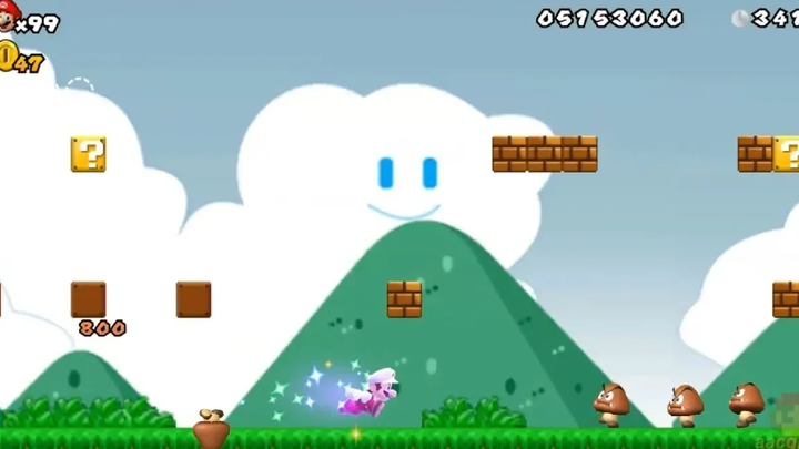 ใหม่ Super Mario All Stars HD Super Mario Bros 1 REMAKE 100% WORLD 1 & 2