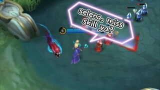 Selena Miss Skill! Hampir kok Sel, Hampir kena😭🤏