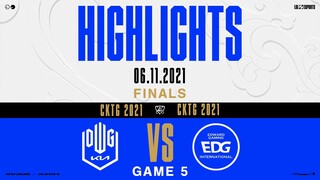 Highlights DK vs EDG [GAME 5] [CHUNG KẾT] [CKTG 2021] [06.11.2021]