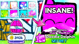 OMG! 🌠🥳 I HATCHED 1ST *DARK SECRET DOODLE DOLPHIN* IN NEW NEON EVENT!!! (Pet Simulator X)