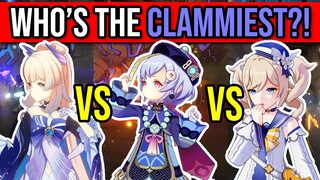 BUBBLE SHOWDOWN! Who's the CLAMMIEST Healer?! Genshin Impact