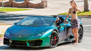 PICKING UP UBER RIDERS IN A LAMBORGHINI HURACAN PRANK 2! | HoomanTV