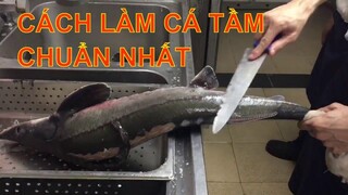 Cách làm cá tầm trong khách sạn / How to prepare Sturgeon